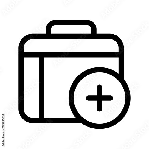 First Aid Kit Icon Vector Symbol Design Illustration