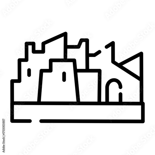 Historical Fort or Old City Arabic Culture