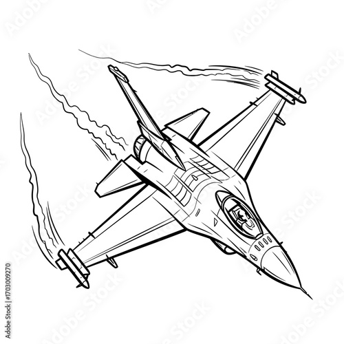 Jet Fighter Silhouette