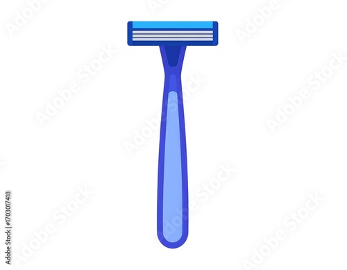 Blue disposable razor (1)