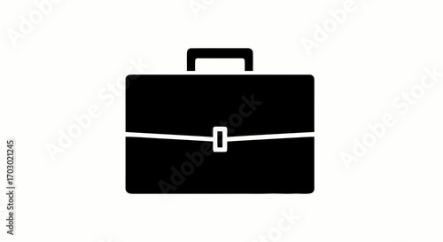 Corporate Work Bag Icon – Professional and Office Symbol