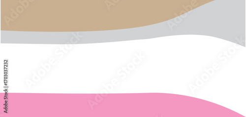 Abstract Wave Composition with Pastel Hues