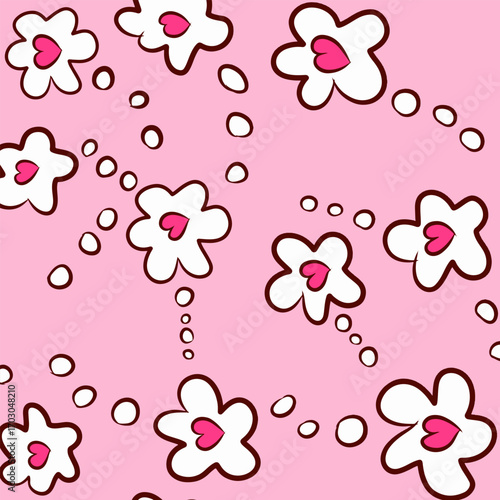 Abstract Flower background suitable for home decore and wallpaper purpose