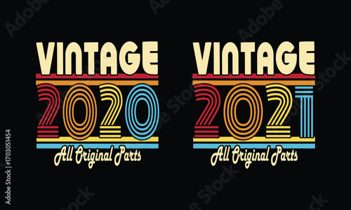 Retro Vintage 2020 and 2021 all original parts vintage bundles