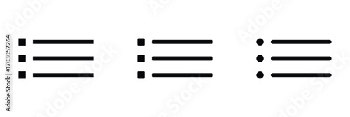 Menu icon vector for web and mobile app. web menu sign and symbol. hamburger menu symbol .vector illustration .eps 10.
