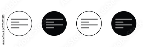 Menu icon vector for web and mobile app. web menu sign and symbol. hamburger menu symbol .vector illustration .eps 10.