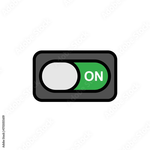 Toggle switch shows activation state indicator graphic