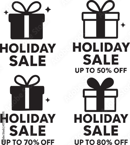 Holiday Sale Gift Boxes with Discount Offers.