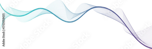 Abstract blue wave lines pattern on white background with space for your text Abstract blue geometric simple line wave
