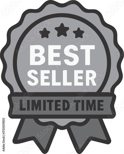 Best Seller Limited Time Badge.