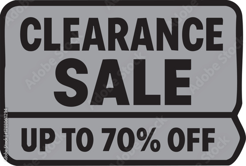 Clearance Sale Sign Up To 70 Percent Off.