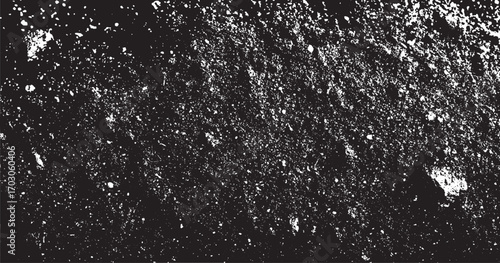 Grunge white and black wall background. Abstract black and white gritty grunge background. real dust floating over black background for overlay Dirty or dust film grain speck grit grunge overlay 