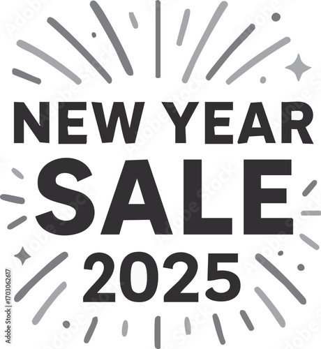 New Year Sale 2025 Announcement.
