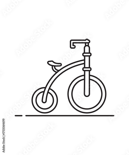 cycle icon, vector best line icon.