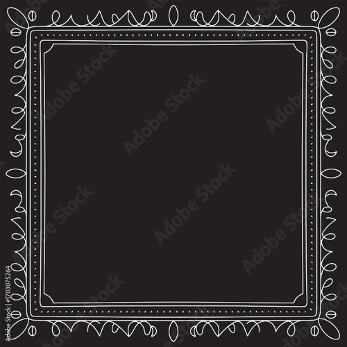 Hand Drawn Ink Vintage Frames