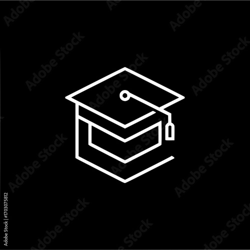 Education graduation academic achievement university degree mortarboard learning knowledge success 100char