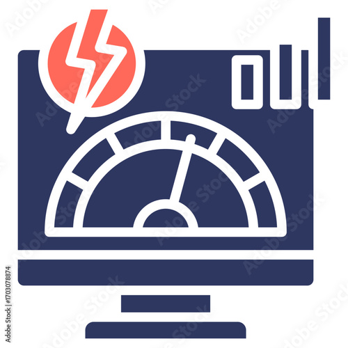 Power Monitoring glyph color icon