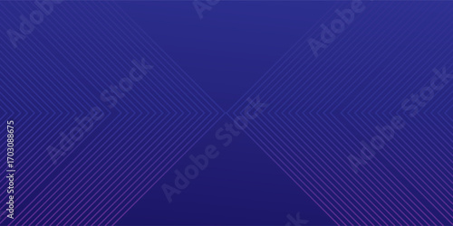 Canvas Print Abstract dark gradient background with blue and black hues, featuring geometric arrow lines pattern for modern digital design