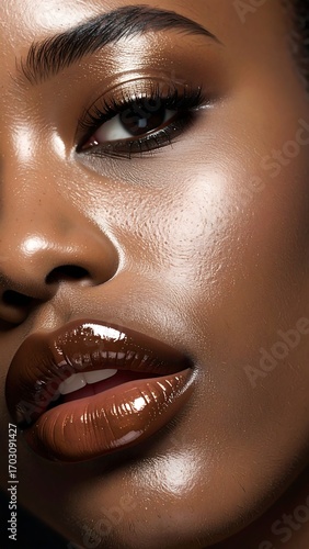 Wallpaper Mural Close-up makeup portrait Torontodigital.ca