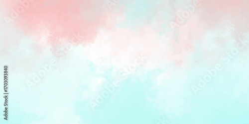 Abstract pastel background with light pink and blue blending in a soft dreamy watercolor style effect