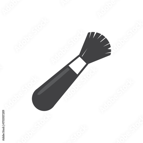 flat design vector of makeup brush.