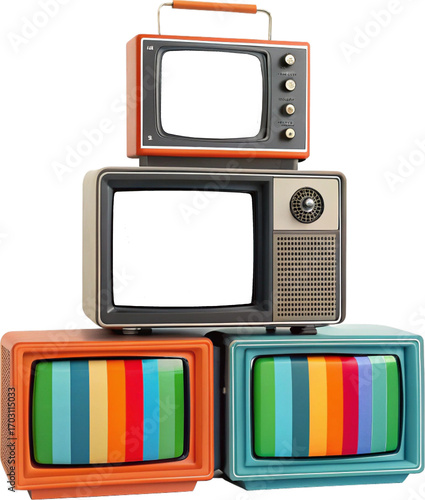 retro tv set