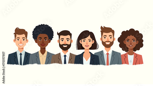 Portrait of Diverse Professional Business Team
