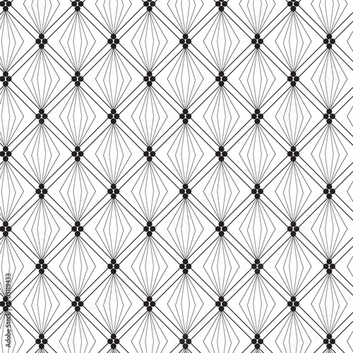 Creative diamond shape structure pattern art.