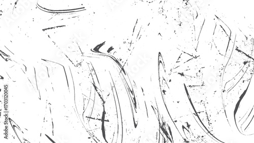 Black and white abstract grunge scratched cracked texture with dust chips scuffs distressed vintage old surface retro style