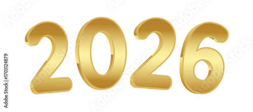 2026 Gold text Effect illustration