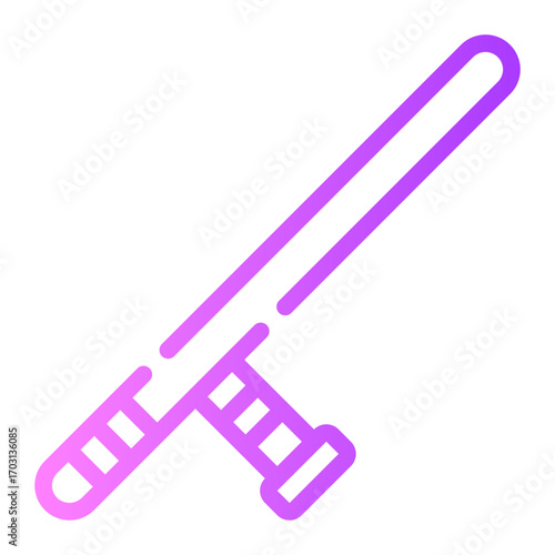 baton gradient icon