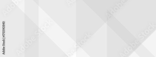 Abstract light gray background with geometric polygon shapes.