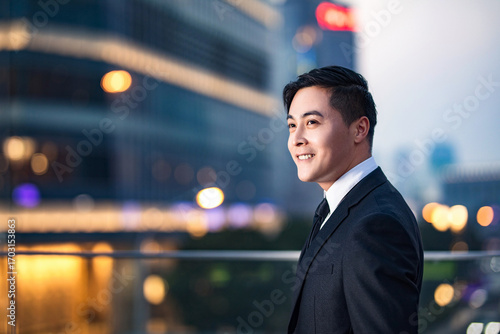 businessman at the airport