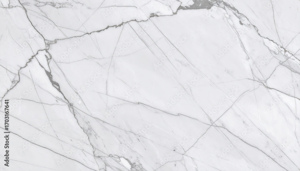 Obraz premium White Marble Texture with Gray Veining