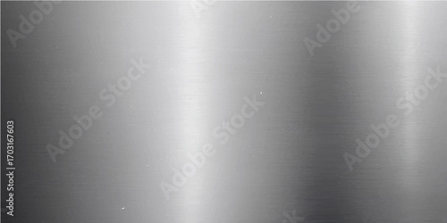 Brushed metal texture background with silver steel plate surface
