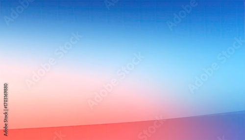 Abstract Gradient Background Pastel Blend Pink Coral Blue Sky