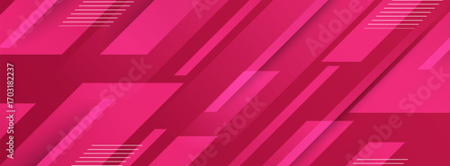 Abstract pink geometric background with dynamic diagonal stripes and modern futuristic style