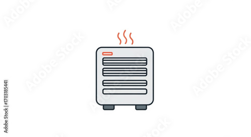 Electric Space Heater Icon