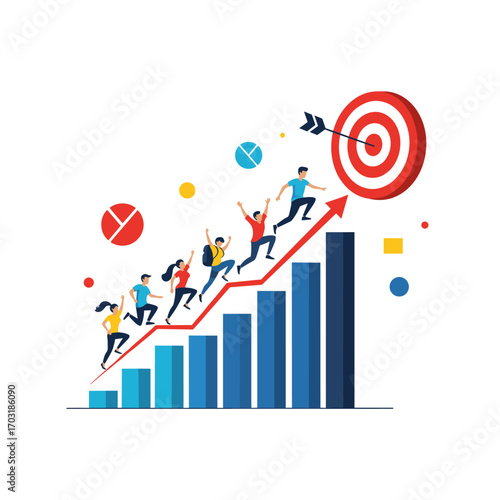 Achieving ambitious business goals through strategic planning and dedicated teamwork
