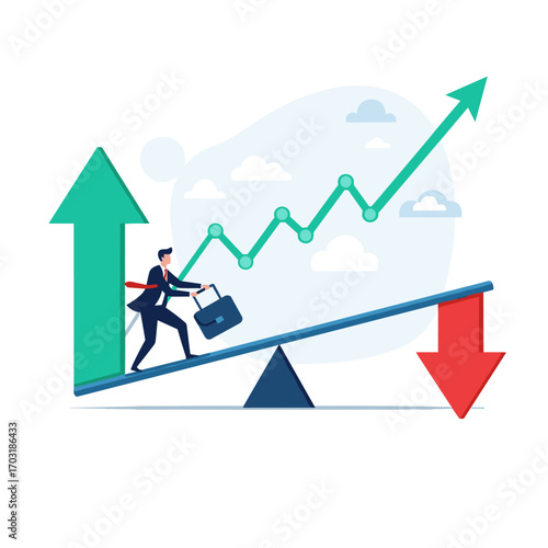 Illustrating the impact of business decisions on market trends and financial performance