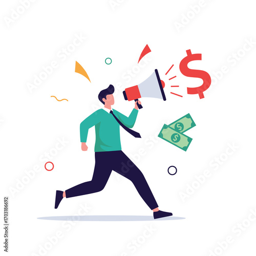 Financial gain announcement through public relations and marketing campaign strategies for business growth
