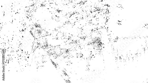Black and white abstract scratched grunge surface texture distressed backdrop vector. Distressed grunge background abstract dirty scratched surface dust overlay texture. 