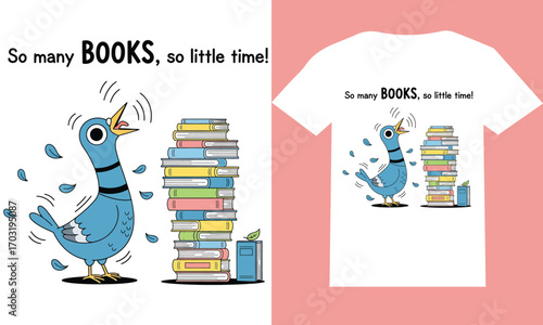 Back To School, Librarian T-Shirt Design