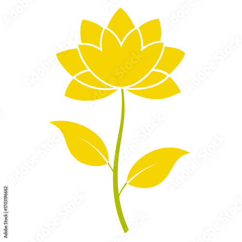  rape yellow silhouette vector on white background