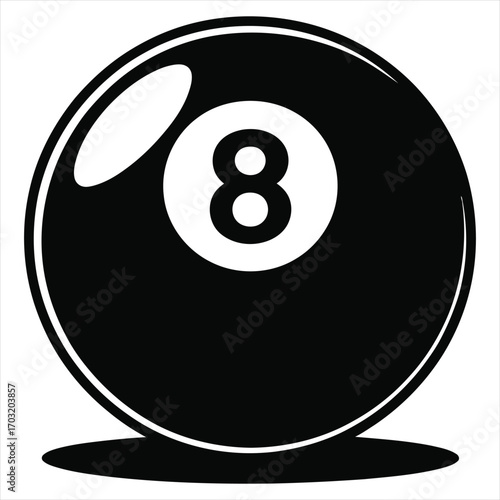 pool ball number eight
