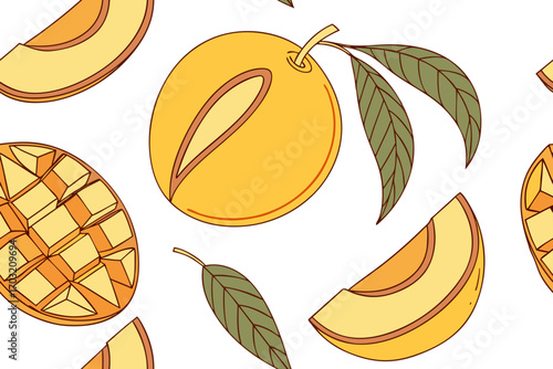 vector illustration of fruits