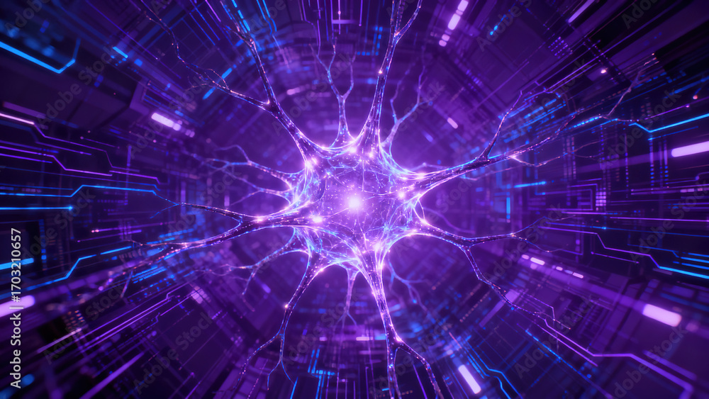 Obraz premium abstract technology background with binary code