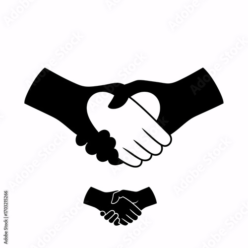 United hands forming a heart symbol, representing partnership, trust, and connection for any business or cause.
