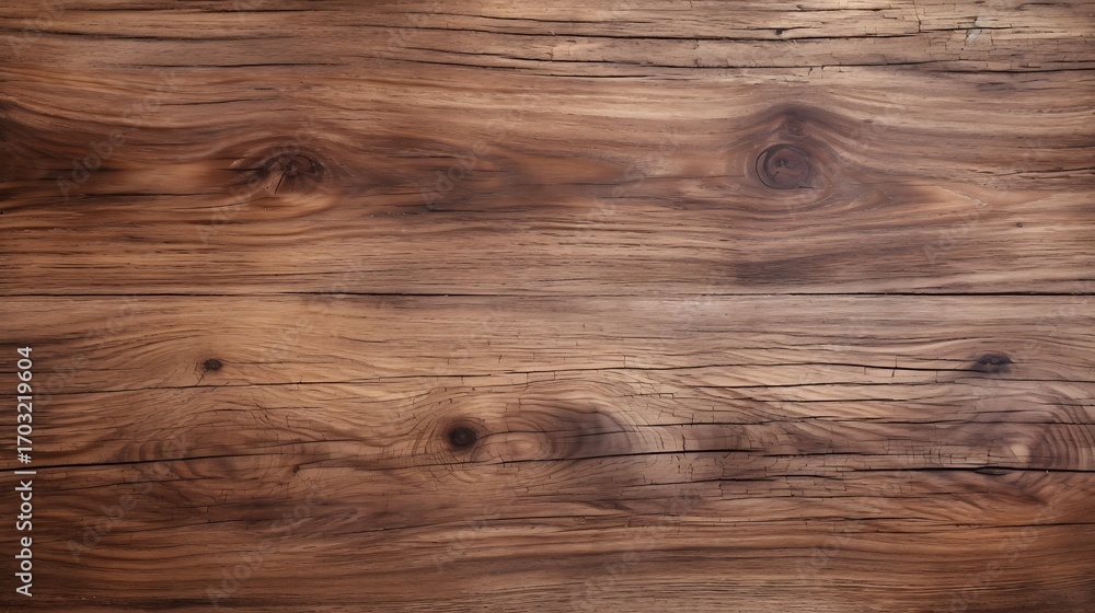 Naklejka premium Wooden floor texture with natural brown planks and grain pattern