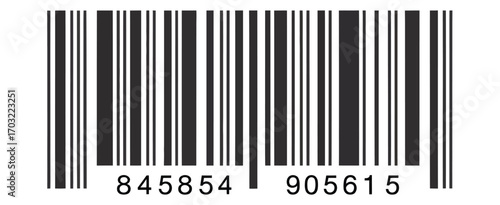 Detailed close-up of a universal product code barcode against a white background, symbolizing retail, commerce, and product identification